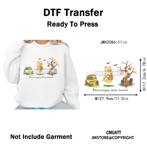 Cute Girls Coquette Magic Kingdom Mouse Ears Cartoon Quotes Iron on DTF Washable Transfers Stickers Ready to Press for T-shirts