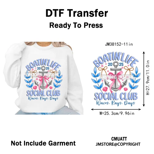 Funny Bruh We Out Teachers School Summer Drink Waves Camping Vibes Iron on DTF Heat Transfer Stickers Ready to Press for Clothes