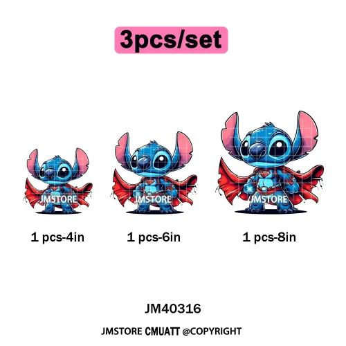 Funny Cartoon Playing Kids Love Character Thermal Printing Iron on DTF Washable Transfers Stickers Ready to Press for T-shirts