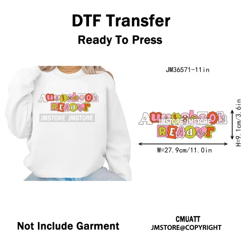 Coffee Mom Club Girlie Drink Reading Motivational Positive Quotes Iron on DTF Heat Transfers Stickers Ready to Press for Clothes