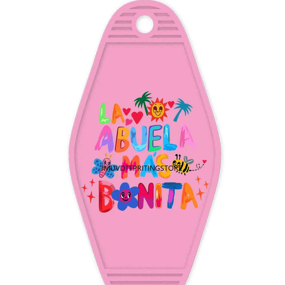 Funny Bichota Season Alphabet Letters High Quality WaterProof UV DTF Sticker For Motel Hotel Keychain Christmas Mermaid