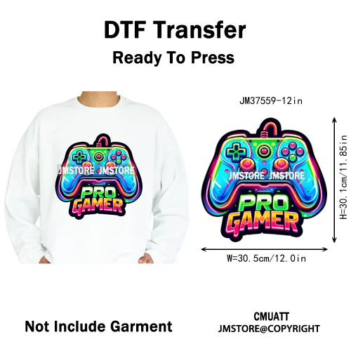12in Street Heat Urban Chill Streetwear Man Hip Hop Animal Iron on DTF Thermal Transfer Stickers Ready to Press for Clothes Bags
