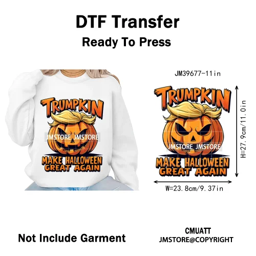 Sweet Spooky Ghost Boo Coquette Pumpkins Halloween Skeleton Iron on DTF Washable Transfers Stickers Ready to Press for T-shirts
