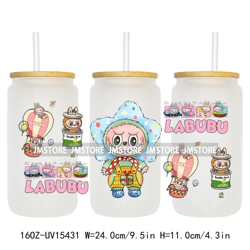 Anime Cartoon Dolls Character UV DTF Stickers Ready to Transfer Cup Wrap Custom Print DIY Craft For Libbey Glass Can Mug Tumbler