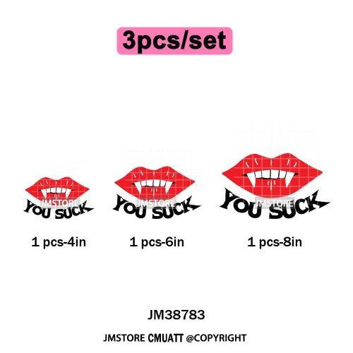 New Sarcastic Halloween Snarky Inspire Quotes Printing Iron on DTF Washable Transfers Stickers Ready to Press for Clothing Bags