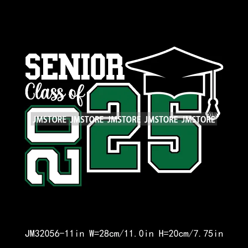 Class Of 2025 Season Coquette School Senior Year Our Final Chapter Iron On DTF Transfers Stickers Ready To Press For Hoodies