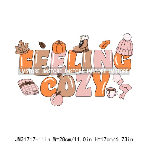 Feeling Cozy Season Hot Girl Winter Girlie Book Club Reading Lover Iron On DTF Transfers Stickers Ready To Press For Hoodies