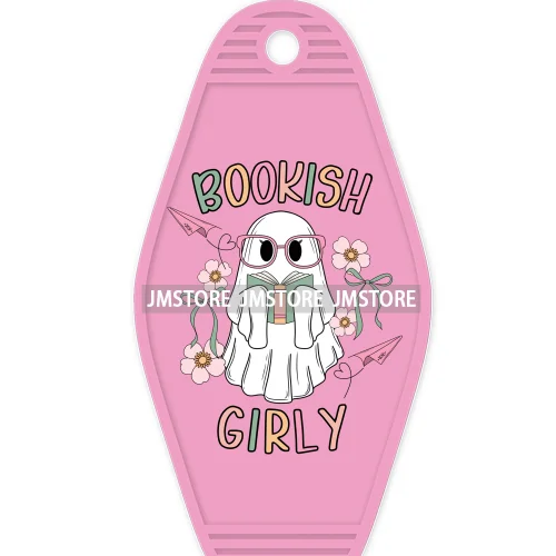 Cozy Readers Bookish Cub High Quality WaterProof UV DTF Sticker For Motel Hotel Keychain Custom Labels Fall Halloween Season