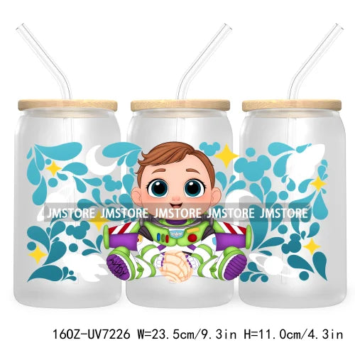 Latina Girl Power Mexican Culture 16OZ UV DTF Cup Wrap Transfers Stickers For Libbey Glass Can Cups Tumbler Waterproof Craft