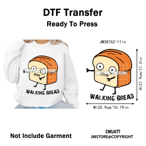 Cute Boos Ghost Pumpkin Halloween Season Thermal Printing Iron on DTF Washable Transfers Stickers Ready to Press for Textile