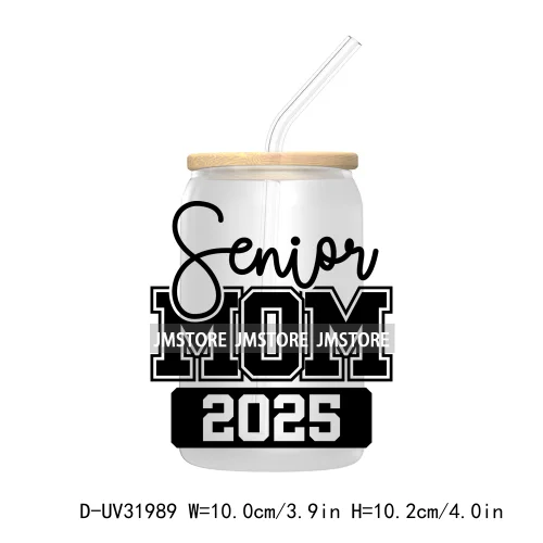 Class Of 2025 Graduation High School Senior UV DTF Transfer Stickers Decals For Libbey Cold Cups Mugs Tumbler Waterproof Labels