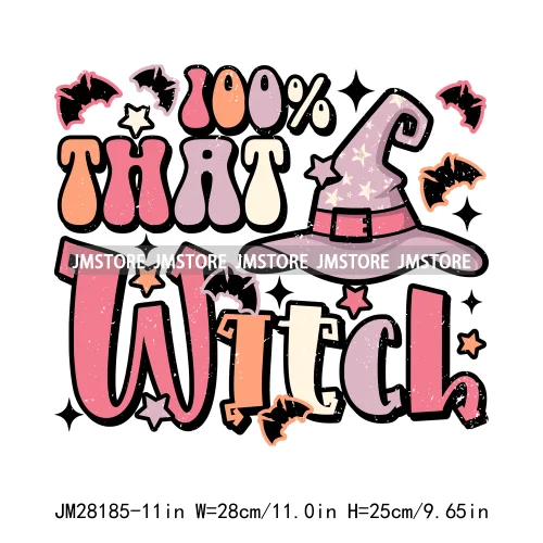Diy Spooky Ghost Love Reading More Books Good Vibes Halloween Decals DTF Iron On Transfers Stickers Ready To Press For T-shirts