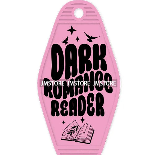 Just One More Chapter Reading Books High Quality WaterProof UV DTF Sticker For Motel Hotel Keychain Book Club