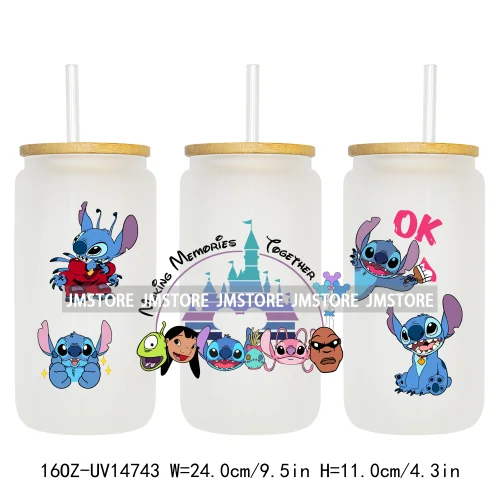 Birthday Cartoon Kids Friendship UV DTF Stickers Ready to Transfer Cup Wrap Custom Labels For Libbey Can Glass Tumblers Mugs