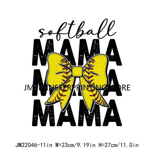 In My Ball Sport Mom Era Mother's Day Faux Glitter Dalmatian Lightning Bolt Soccer Mama DTF Transfer Stickers For Clothing