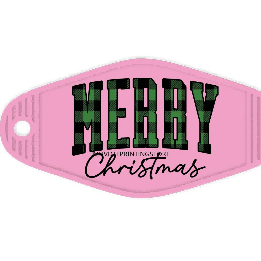 Have A Cup Of Christmas Cheer High Quality WaterProof UV DTF Sticker For Motel Hotel Keychain Merry And Bright Cozy Season