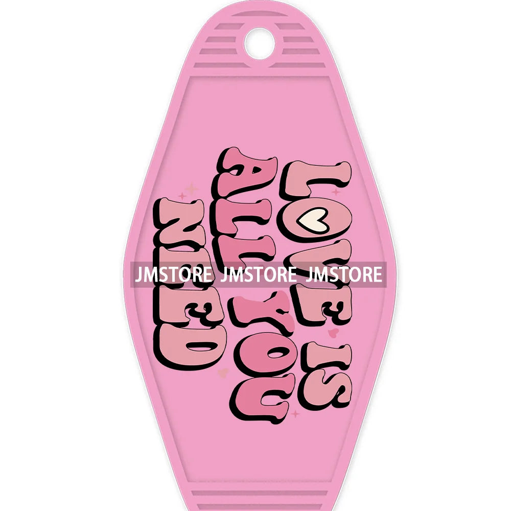 Loved To Death Skeleton Rose High Quality WaterProof UV DTF Stickers For Motel Hotel Keychain Blanks XOXO Valentines Day