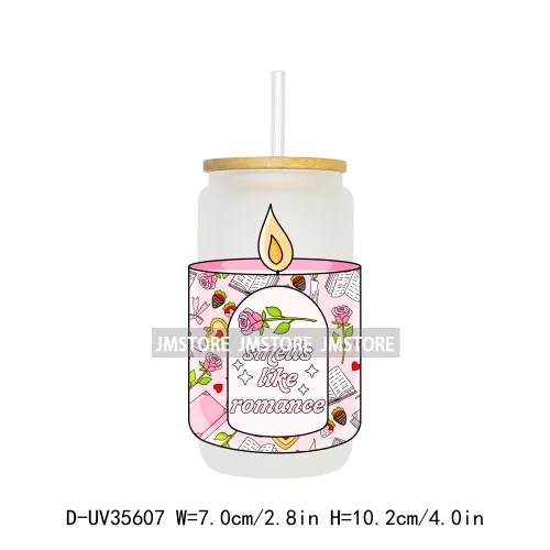 Trendy Readers Book Club UV Sticker Decals For Libbey Cold Cups Mugs Tumbler Transfer Stickers Waterproof High Quality Labels