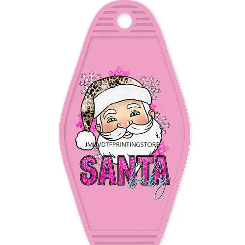 Somebody's Holly Jolly Mama High Quality WaterProof UV DTF Sticker For Motel Hotel Keychain Christmas Pan Dulce Mexican Xmas