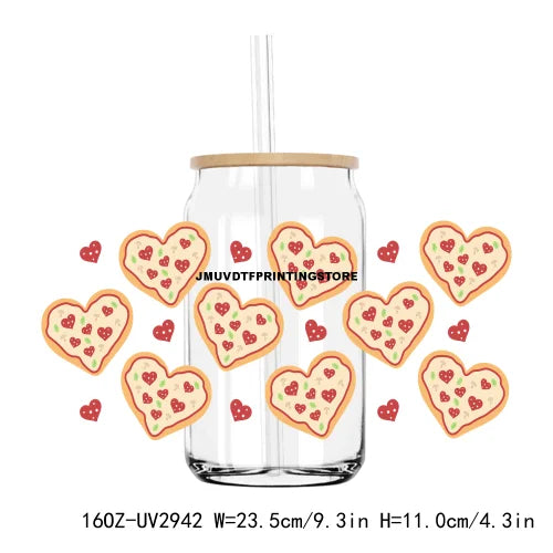 Latina Culture Valentine's Day 16OZ UV DTF Cup Wrap Transfers Stickers Custom Labels DIY Waterproof Logo For Libbey Glass Can