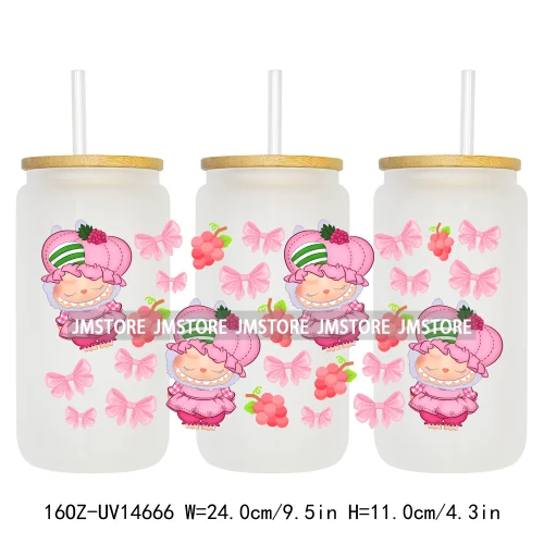 Funny Cartoon Character UV DTF Stickers Ready to Transfer Cup Wrap Custom Labels DIY Craft For Libbey Can Glass Tumblers Mugs