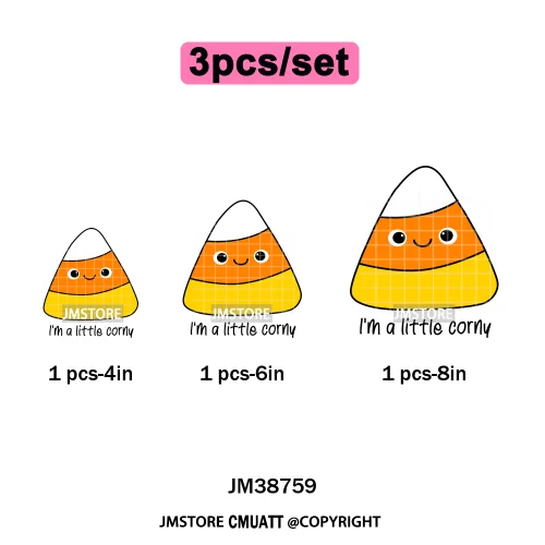 Cute Boos Ghost Pumpkin Halloween Season Thermal Printing Iron on DTF Washable Transfers Stickers Ready to Press for Textile