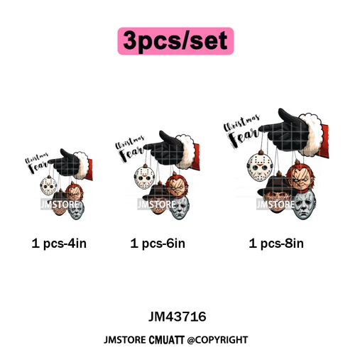 Very Merry Christmas Party Cartoon Princess Kids Friends Winter Gifts Iron on DTF Transfers Stickers Ready to Press for Textiles