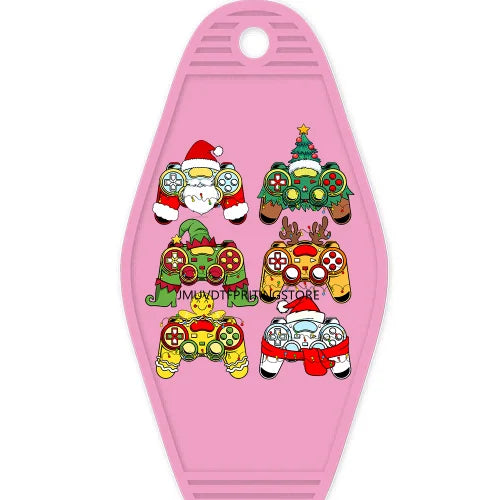 Boojie Christmas Tree High Quality Durable WaterProof UV DTF Sticker Logo For Motel Hotel Keychain In My Basic Girl Era