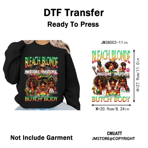 Celebrate Afro Dope Woman Juneteenth Since 1865 Freedom Power Vibes Independence Day Iron on  DTF Transfer Stickers For T-shirts