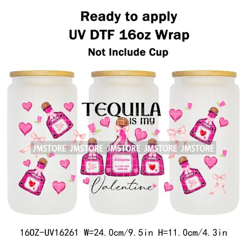 Mexican Culture Drinks Tequila Evil Eye 16OZ UV DTF Cup Wrap Ready To Apply Waterproof Transfer Stickers For Libbey Glass Can