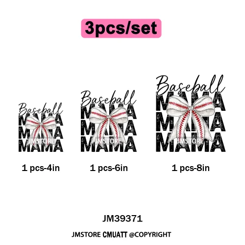 Retro Football Touchdown Season Checkered Coquette Sport Mama Iron on DTF Washable Transfers Sticker Ready to Press for T-shirts