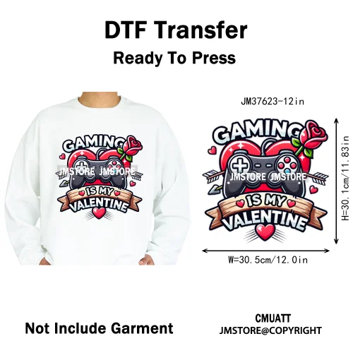12in Old School Rap Hip Hop Music King Gaming Urban Vibes Graffiti Iron on DTF Heat Transfer Stickers Ready to Press for T-shirt
