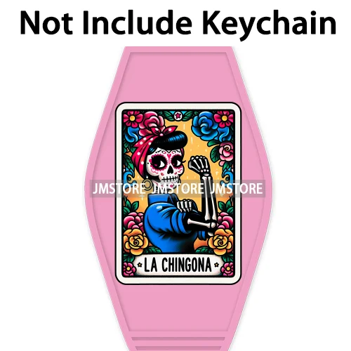 Latina Chicano Mexican Tarot Card The Evil Eye High Quality WaterProof UV DTF Stickers For Motel Hotel Keychain Little Mermaid