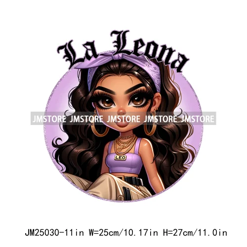 3d Custom Headband Hispanic Zodiac Girls Latina Constellation Lady DTF Iron On Transfers Stickers Ready To Press For T-shirts