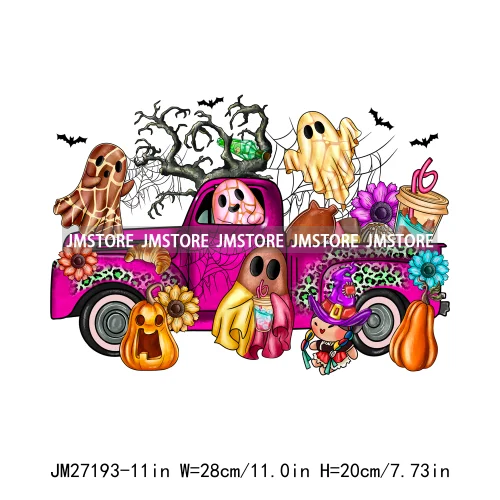 Spanish Espooky Vibes Latina Pantasmas Mexican Halloween Conchas Cucuys Aqui Espantan DTF Iron On Transfers Stickers For Hoodies