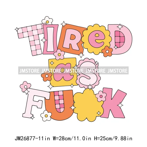 Colorful Talk To Yourself Kinder Positive Quotes Doing My Best Motivational DTF Designs Iron On Transfers Stickers For T-shirts