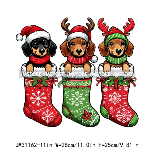 Dog Cat Pets Mom Christmas Season Merry Woofmas Paws And Give Thanks Iron On DTF Transfer Stickers Ready To Press For Sweatshirt