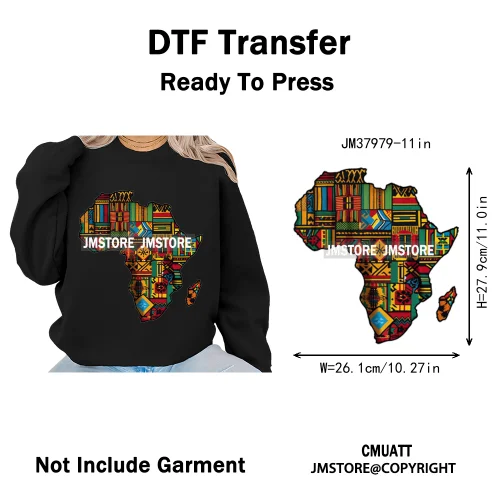 Celebrate Afro Dope Woman Juneteenth Since 1865 Freedom Power Vibes Independence Day Iron on  DTF Transfer Stickers For T-shirts
