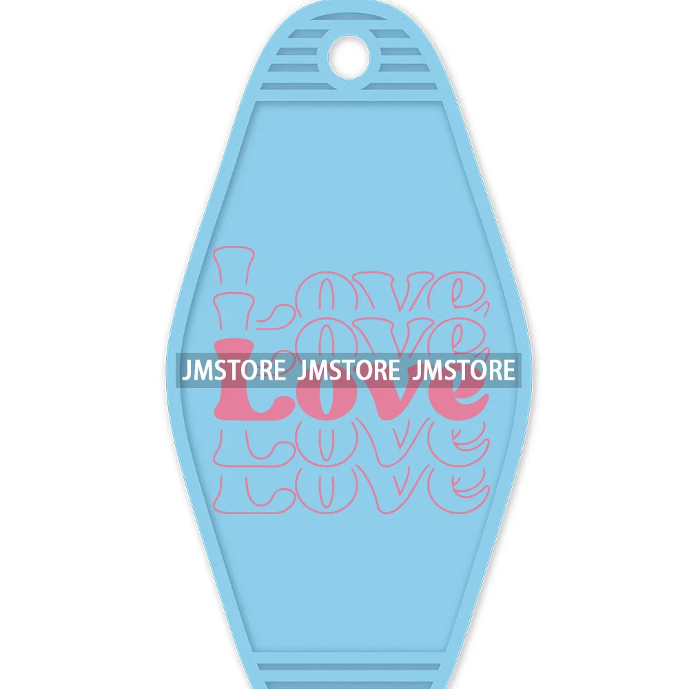 Loved To Death Skeleton Rose High Quality WaterProof UV DTF Stickers For Motel Hotel Keychain Blanks XOXO Valentines Day