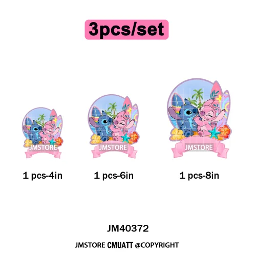 Aloha Flower Summer Vibes Cartoon Animal Vacation Life Designs Iron on DTF Washable Transfers Sticker Ready to Press for Clothes