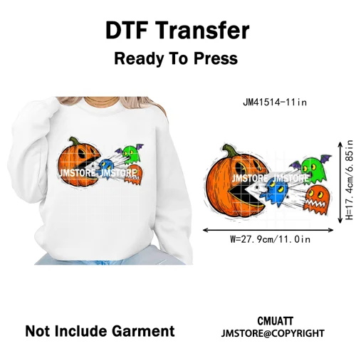 Cute Soda Can Energy Drink Boo Ghost Coquette Spooky Halloween Iron on DTF Washable Transfer Sticker Ready to Press for Clothing