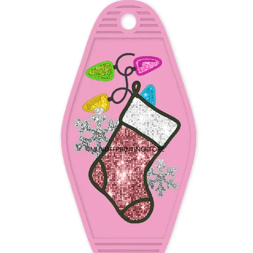 Have A Cup Of Christmas Cheer High Quality WaterProof UV DTF Sticker For Motel Hotel Keychain Merry And Bright Cozy Season