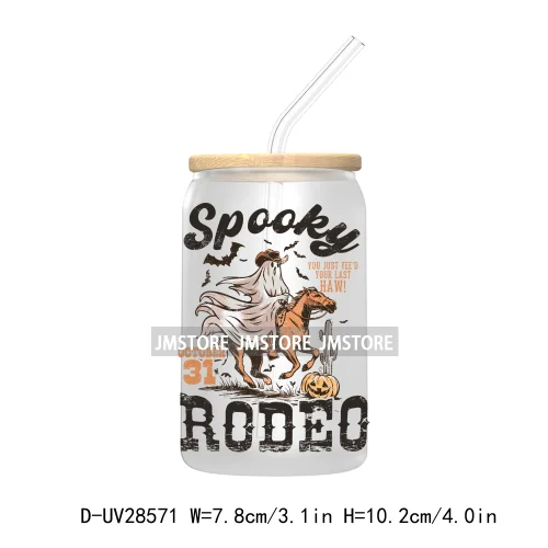 Howdy Fall Western Pumpkin UV DTF Transfer Stickers Decals For Libbey Cold Cups Mugs Tumbler Labels Coquette Bow Cowgirl Boots