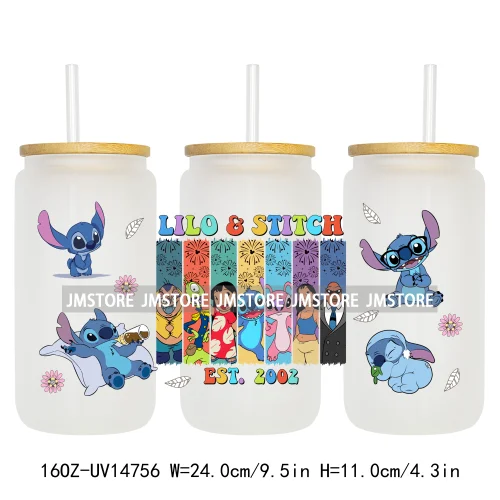 Birthday Cartoon Kids Friendship UV DTF Stickers Ready to Transfer Cup Wrap Custom Labels For Libbey Can Glass Tumblers Mugs