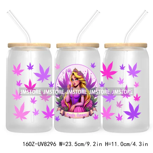 Best Friends Princess Coquette Bow UV DTF Sticker For 16OZ Libbey Glass Cup Can Wrap Transfer Stickers Custom Label Logo Cartoon