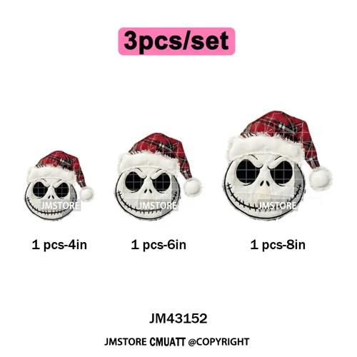 Faux Yarn Very Merry Christmas Mouse Friends Cartoon Santa Iron on Washable DTF Transfers Stickers Ready to Press for Clothing