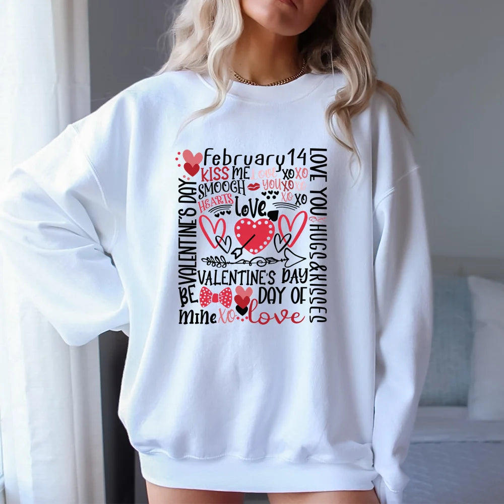 Funny Valentine's Day Decals Skeleton XOXO Mama Cupid Cowboy Love Printing DTF Jesus Valentine Transfers Stickers For Hoodies