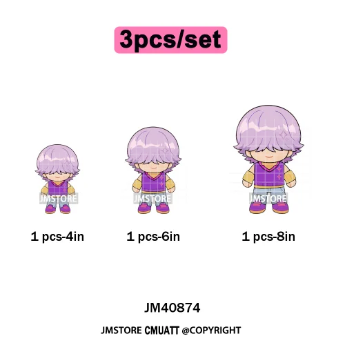 Cartoon Girl Group Boy Band Music Fans Anime Lover Soda Pop Iron on DTF Washable Transfers Stickers Ready to Press for T-shirts