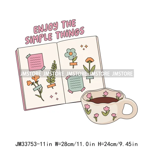 Self Care Club Motivational Book Lover Positive Quotes Good Thinking Iron On DTF Transfers Stickers Ready To Press T-shirts Bags