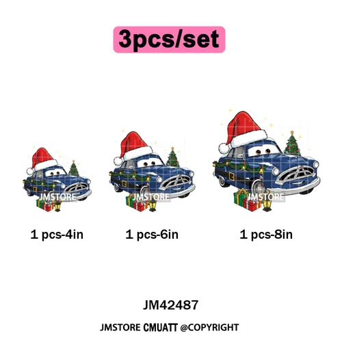 Glasses Cartoon Princess Animal Christmas Brushstroke Festive Vibes Iron on DTF Transfers Stickers Ready to Press for Hoodies